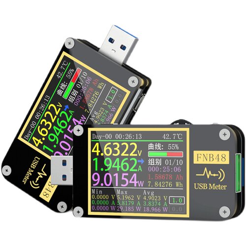 FNIIFN U电压电流表多功能测试仪 QD等协议诱骗器