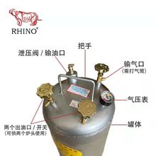 汽化油炉便携式户外炉具柴油炉煤油炉汽泵油桶野营汽化炉罐打气灶