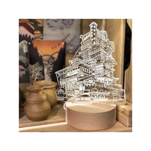 重庆山城吊脚楼洪崖洞小夜灯旅游纪念品外宾伴手礼商务会议礼品