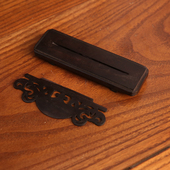 扇架扇座折扇黑紫檀木乌木可拆卸男女扇底座配件扇架扇托扇撑工艺