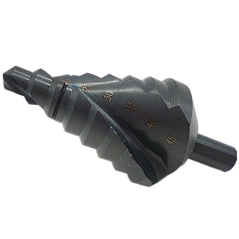 精工10-45阶梯钻大尺寸钢板开孔打孔器木工台阶宝塔钻多功能钻头