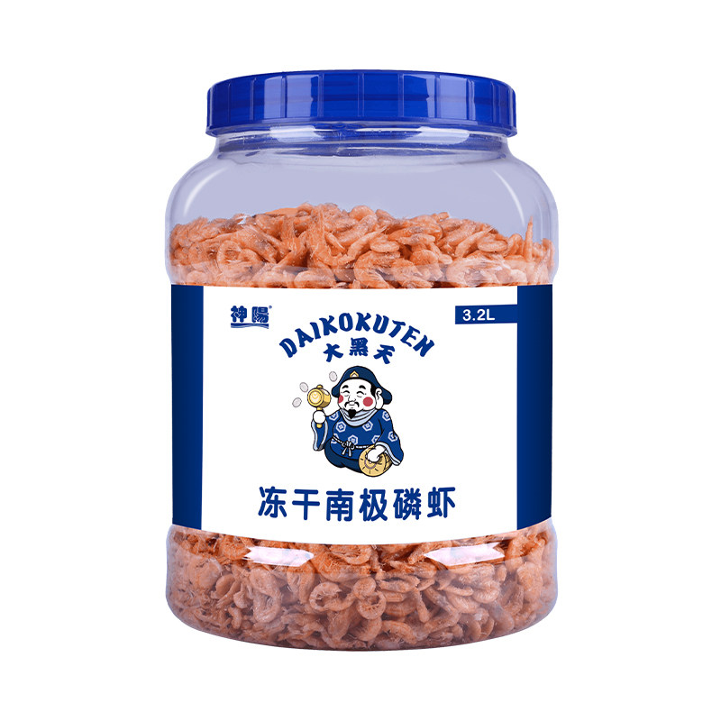 大黑天神阳南极磷虾干金鱼红虫干银龙鱼血鹦鹉地图鱼食饲料乌龟粮图片
