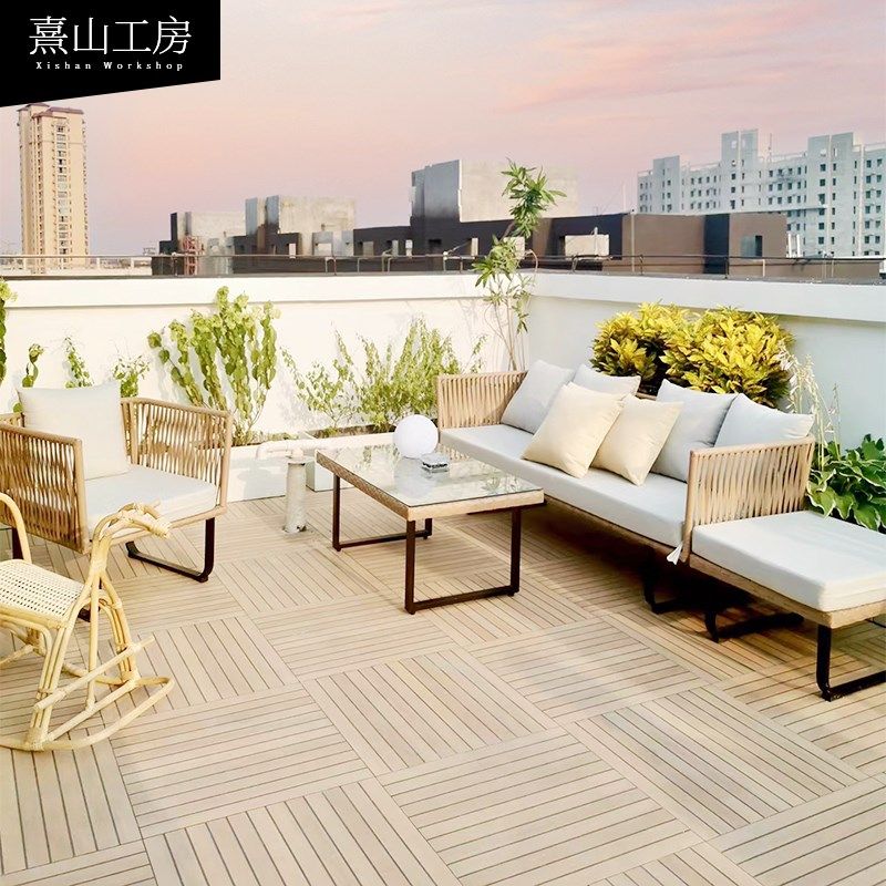 户外沙发庭院露台阳台三人民宿沙发组合藤艺室外藤椅藤编沙发防水,住宅家具,户外沙发,淘宝优惠券,粉丝福利购,淘宝优惠卷