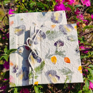 云南东巴纸本子植物手工本复古手帐本旅行20205高颜值笔记本文创