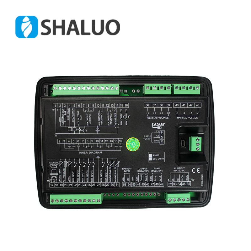 力可赛LXC6120E柴油发电机组控制器LXC6110E液晶显示屏四保护系统