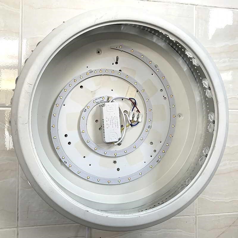 le灯替换灯芯风扇灯板灯管超灯亮457G灯d泡环形吊扇三色变灯光吸