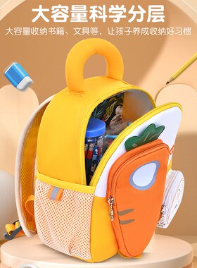 儿童幼儿园书包男童女童男孩女孩小孩4小班3岁O2宝宝外出1出游背