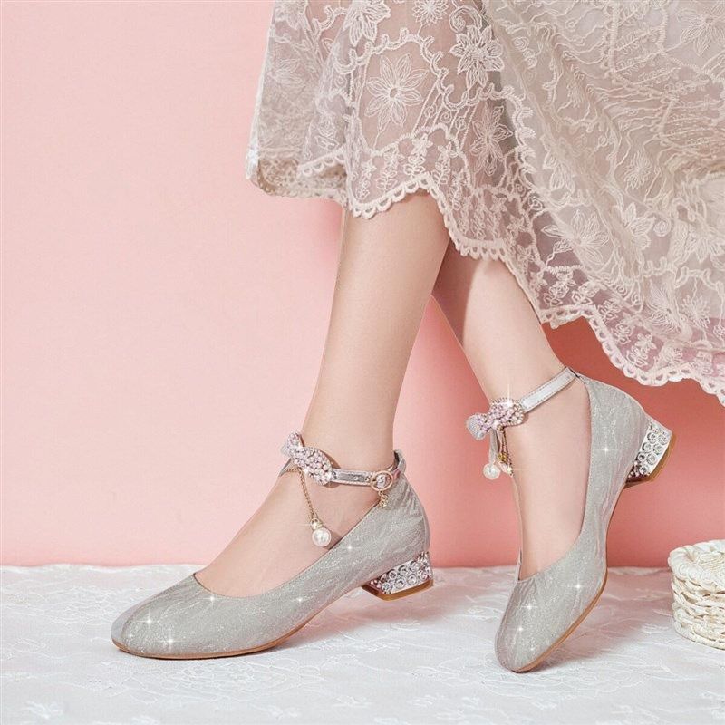 女童高跟鞋儿童表演单鞋礼服走秀演出鞋子公主水晶皮鞋春秋舞蹈鞋,童鞋/婴儿鞋/亲子鞋,水晶/水钻鞋,淘宝优惠券,粉丝福利购,淘宝优惠卷