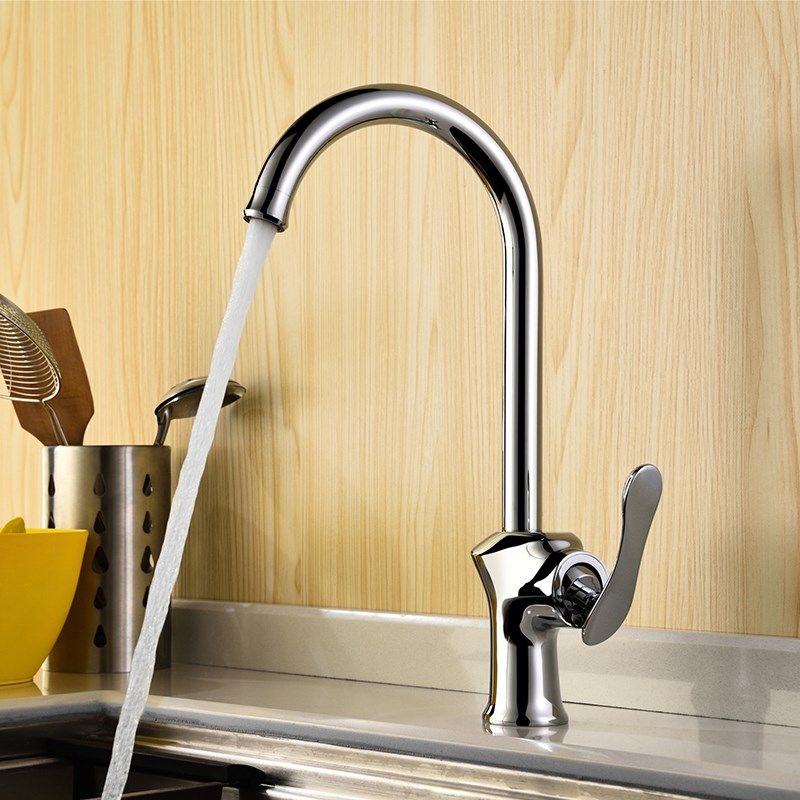 厨房水龙头洗菜盆水槽洗碗池家用冷热单孔洗手水池洗衣台旋转万向,家装主材,厨房龙头,淘宝优惠券,粉丝福利购,淘宝优惠卷