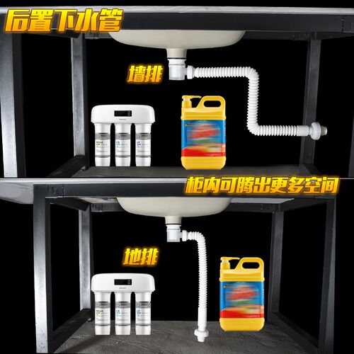 白色陶瓷弹跳下水l器带铜提篮洗手盆洗面盆下水管按压式防堵防臭