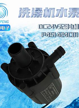深鹏DC24V电子P451424C01家用移动洗澡机循环增压15W无刷直流水泵