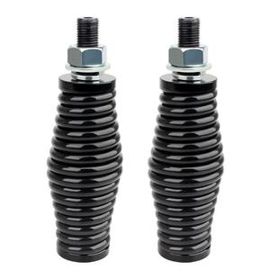 ebay热销旗灯弹簧底座黑色桶形弹簧底座旗杆灯通用弹簧底座