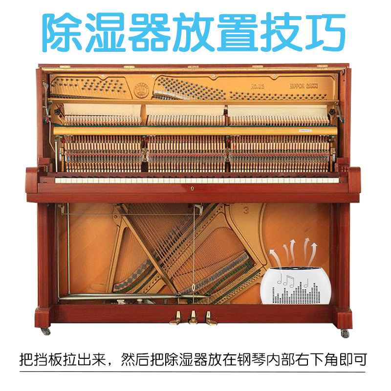 专用钢琴防潮管器除湿机珠江通用钢琴抽湿静音插电干燥除湿器
