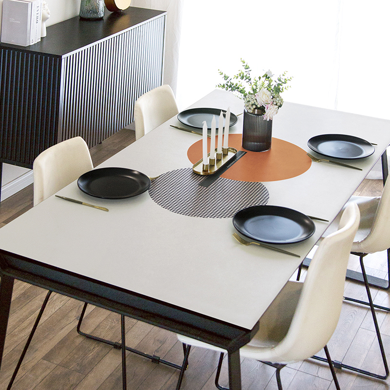 【皮革桌垫】防水防油免洗酒店咖啡店电视柜茶几餐桌布书桌台布