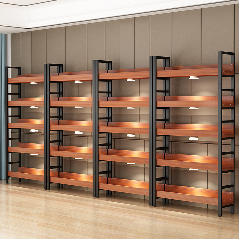 精品货柜货架超市展柜化妆品架组合展示柜可调节展柜家用饰品定制