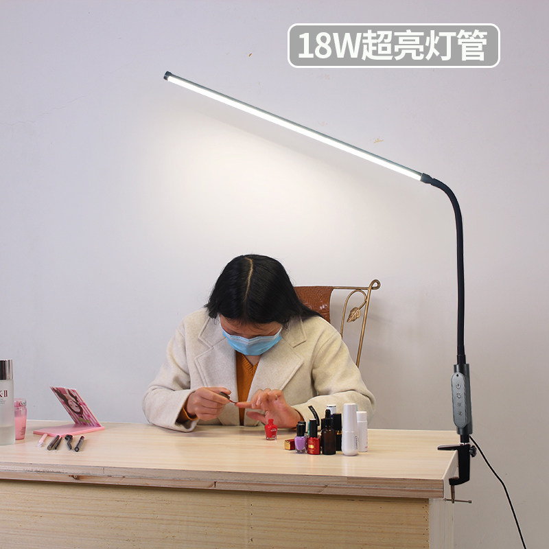 夹式小台灯美甲纹绣纹眉儿童学习阅读写字护眼书桌灯图片