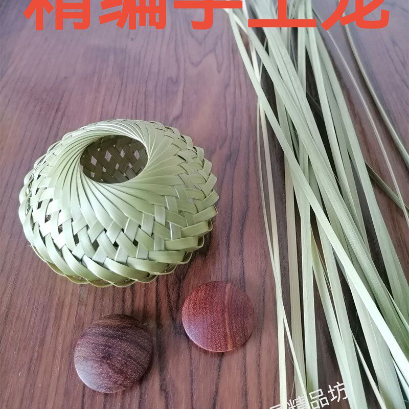 竹条竹编手工DI材料蝈蝈鸟笼竹编杯手把件手编蝈蝈笼小马杯把