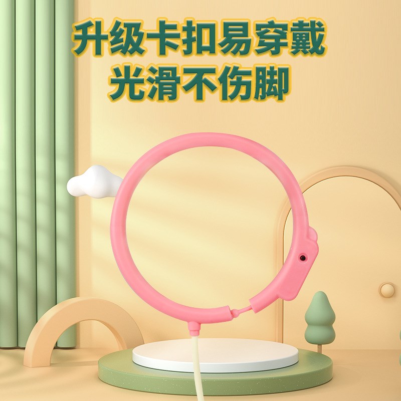 儿童软绳 甩脚球 发光跳跳球 单脚学生互动平衡力训练 健身弹力球