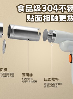 新款手持电动压面机面条机全自动家用小型饸络机河捞机