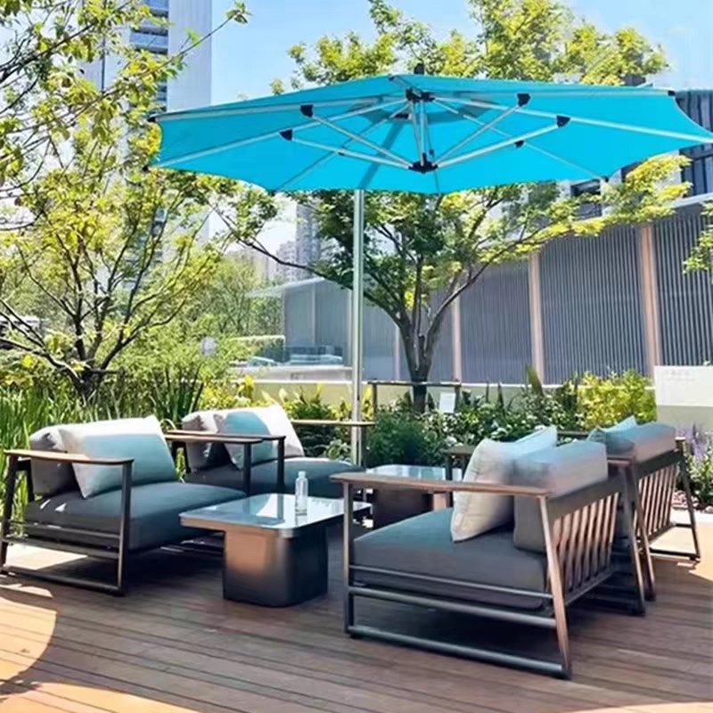 户外沙发休闲庭院铝合金组合北欧室外不锈钢双人藤椅单人茶几家具,住宅家具,户外沙发,淘宝优惠券,粉丝福利购,淘宝优惠卷