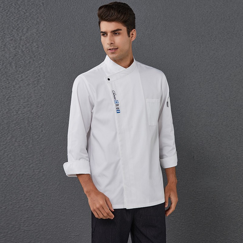 酒店厨师工作服餐饮餐厅火锅店厨房衣服J高档酒店饭店秋冬款长袖