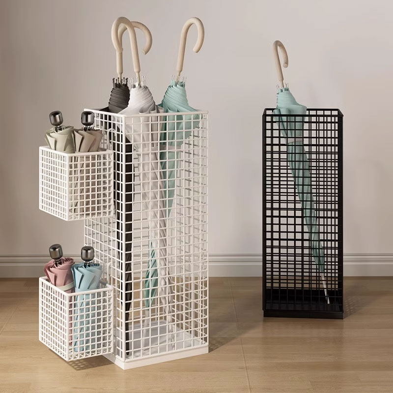 雨伞收纳架家用门口壁挂s式雨伞架伞桶挂钩置物架门后免打孔放伞