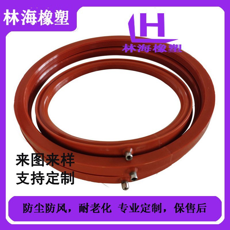 硅胶充气密封圈气囊圈生产充气条JO型充气囊充气密封圈