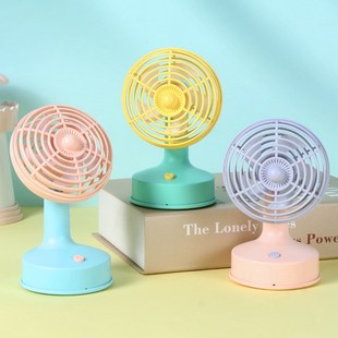 电风扇小型家用迷你办公室桌面可站立子式学生宿舍床上头静音风扇