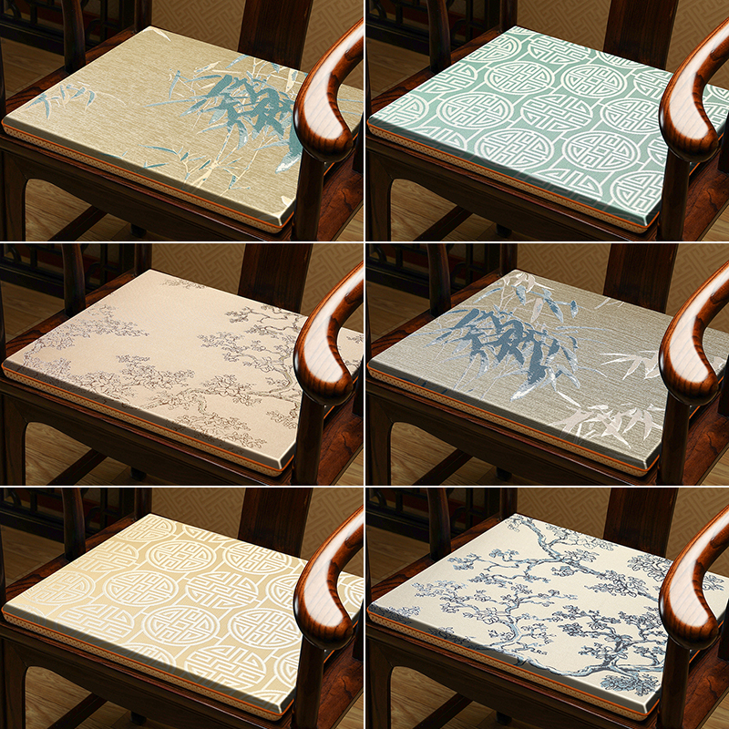 夏季坐垫凳子垫椅垫新中s式椅子垫客厅红木沙发坐垫夏天办公室座