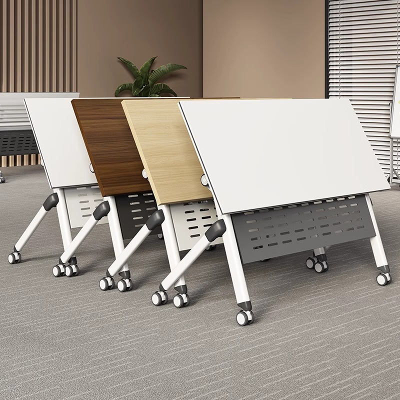 折叠培训桌椅组合多功能可移动