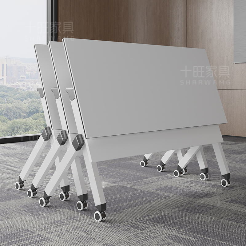 折叠会议桌可移动多功能拼接