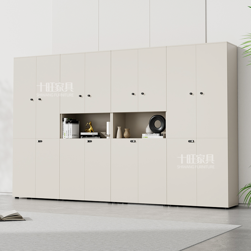 文件柜办公室木质收纳老板背景书柜储物带锁高柜子办公家具资料柜,商业/办公家具,办公储物柜,淘宝优惠券,粉丝福利购,淘宝优惠卷