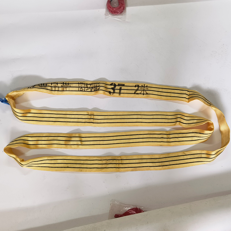 柔性吊装带国标涤纶穿心圆型吊带行车叉车吊树吊绳起重软圆圈吊带