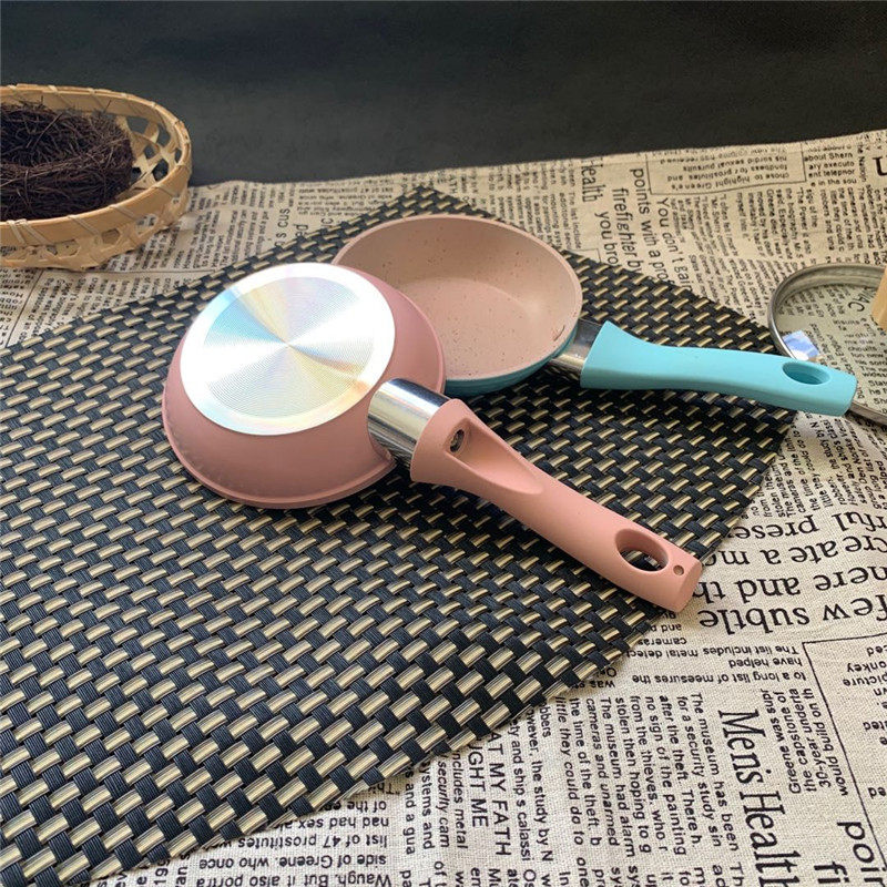 韩式可爱迷你煎蛋早餐锅蛋饺锅麦饭石色不沾辅食平底煎锅12.16cm,厨房/烹饪用具,煎锅/平底锅,淘宝优惠券,粉丝福利购,淘宝优惠卷