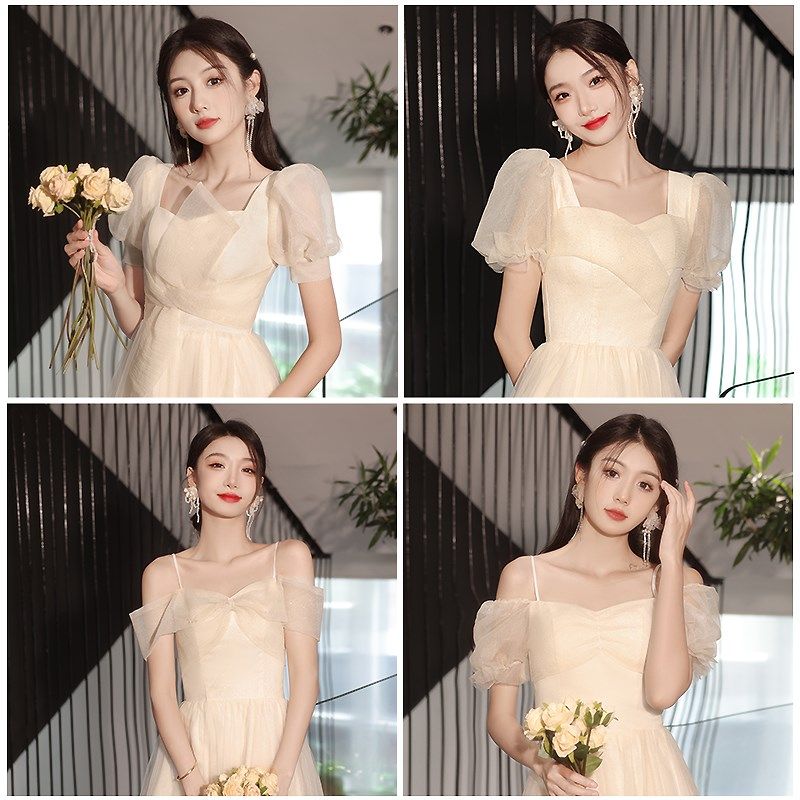 伴娘服2024新款平时可穿小众高级感轻奢礼服18岁成人礼年会女夏季