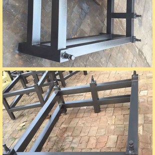 铸铁平台支架 划线工作台可调节支架大理石平台架子水平调节定制