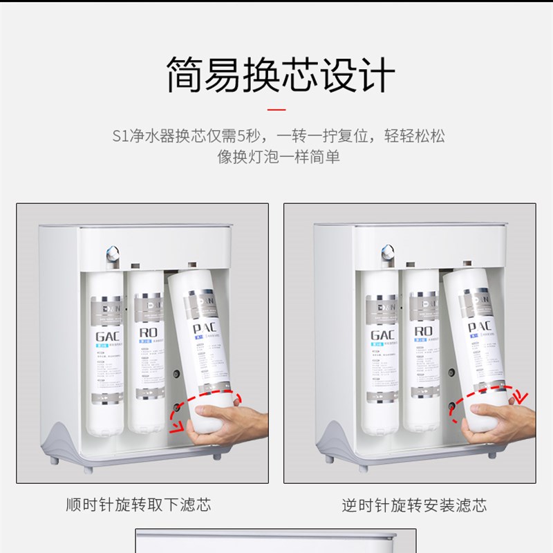 适配滴恩净水器D181滤芯净水机D131PP棉C1活性炭C2活性炭RO反渗透