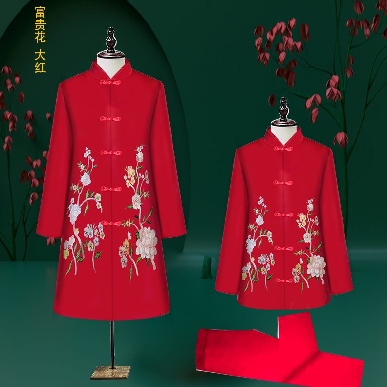 送款喜现代寿殡葬件套纯棉寿衣衣服冲用品终老人全套七服老高档女