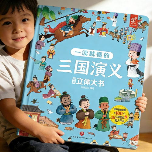 三国演义儿童绘本翻翻书机关书