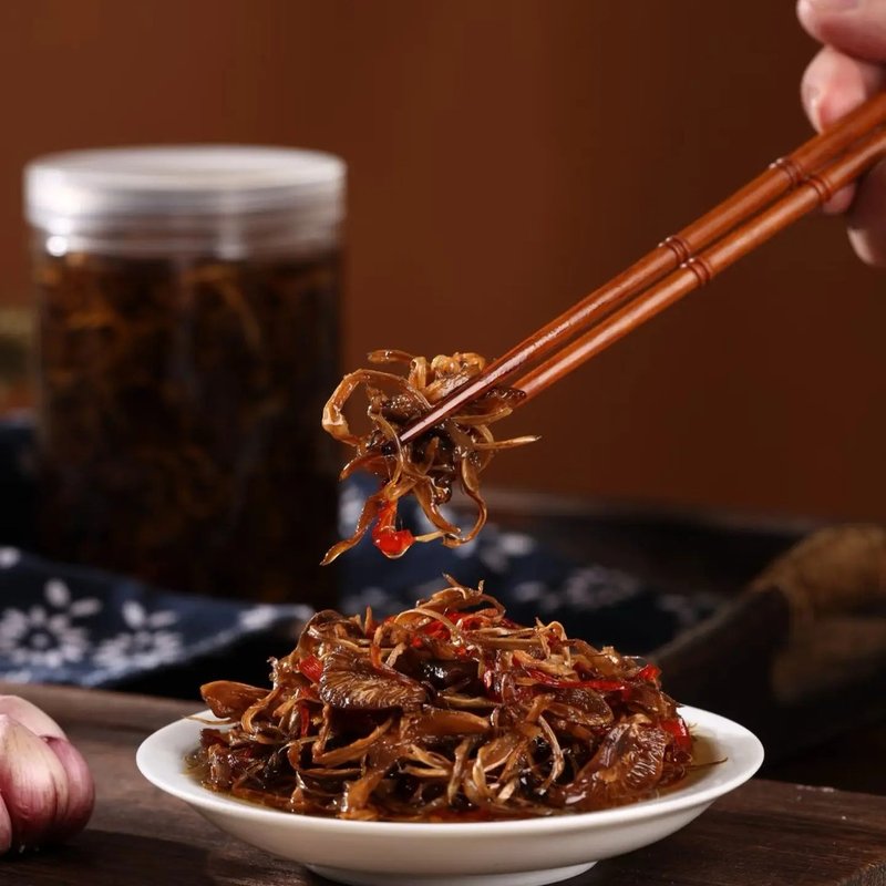 云南特产油炸菌子鸡枞菌口味即食菌菇休闲零食下饭