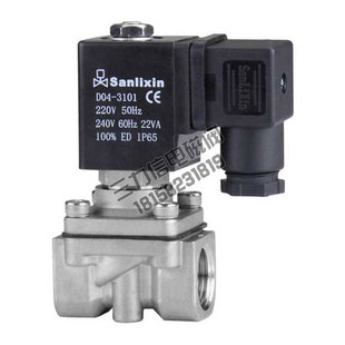 ZS不锈钢常闭耐温80℃电磁阀Sanlixin三力信5681013152025354050B