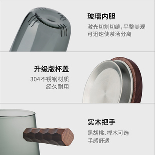 木笙玩物侧把壶玻璃煮茶器耐高温茶壶单壶家用过滤功夫茶具急须壶