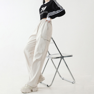 MMLG MCQ日系简约百搭休闲裤情侣潮牌美式户外防水登山冲锋裤