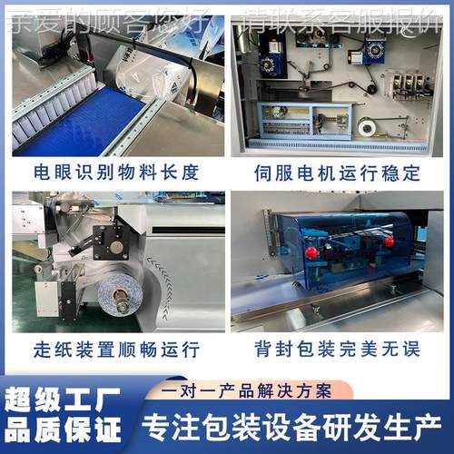 全动枕式包装机丸SKZB-WX4式药药板包装机糖果饼干合页自螺丝枕包