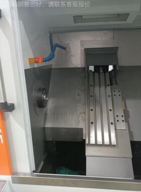 配台湾新代系统斜床身数控车床CNCNC36C36 K3 整体件线轨C铸NCC机