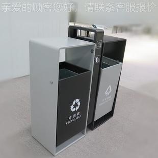 户外市不锈951钢垃圾桶政环卫桶转身类旋式 分垃圾箱广场商业街果