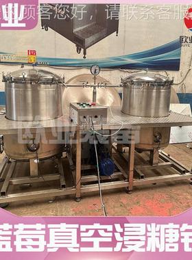 雪莓梨空浸糖真锅 全自动山药果脯莲浸糖机 蓝VEJ泡糖机器 子浸糖