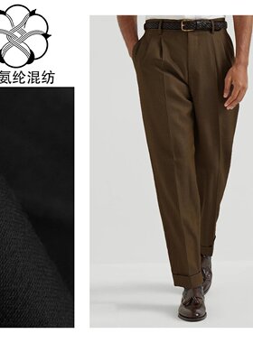 巴米欧 男士休闲西裤 棉氨纶混纺裤子 弹力长裤 69188