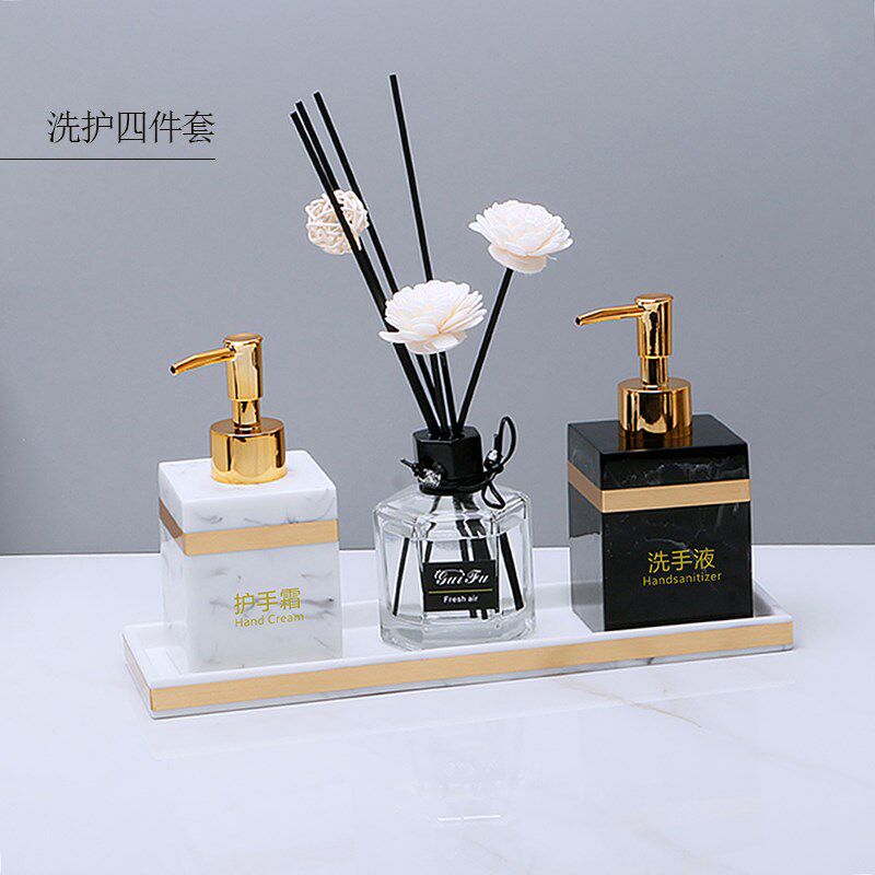 酒店洗手液瓶子浴室卫生间洗手台洗护装宾馆洗发水沐浴露分装瓶