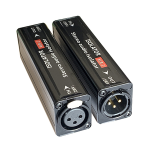 优音音频噪音隔离器电流声杂音消除共地波变压音响卡侬公母立体